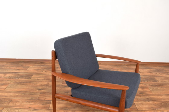 Image 1 of Mid Century Deense Teakhouten Loungestoel Door Grete Jalk Dla France & Søn, 1960S.