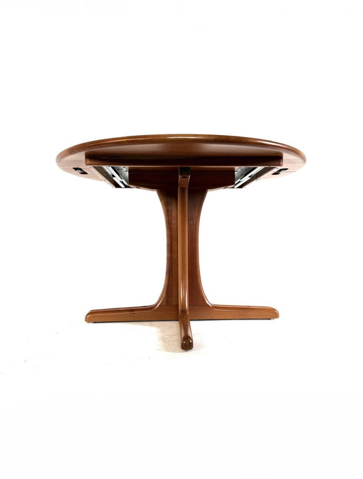 Vintage Danish extendable dining table, Juul Kristensen '70s