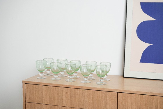 Image 1 of Set di bicchieri da champagne a bolle, design italiano, anni '70, produzione: Italia