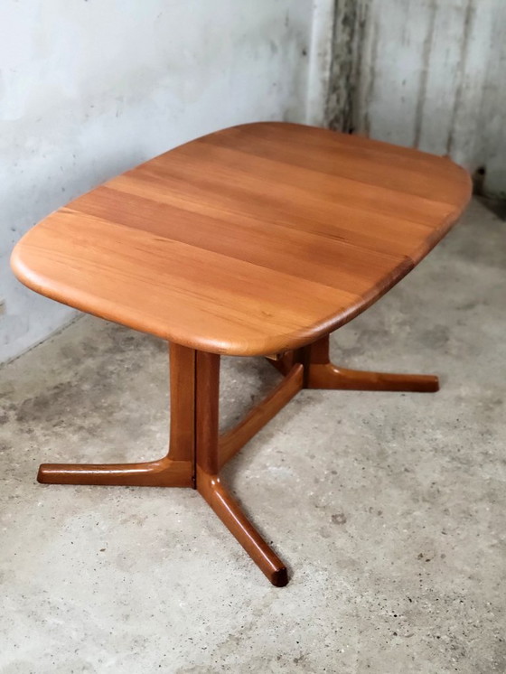 Image 1 of Tavolo da pranzo ovale allungabile in stile danese di Dyrlund in teak