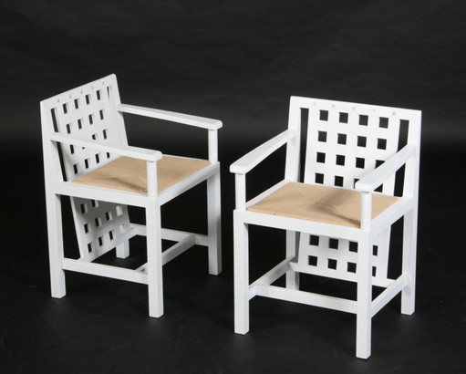 2 Stühle, Reproduktion, Candida Cottage Chair, Charles Rennie Mackintosh, Neu
