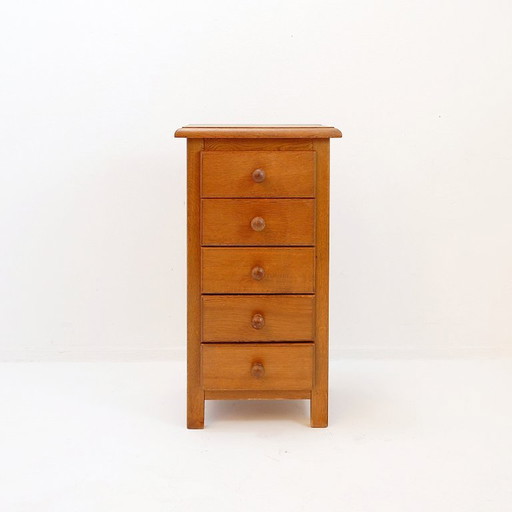 Cómoda "Country Style" de 5 cajones de madera maciza