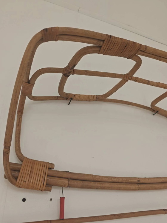 Appendiabiti a parete in rattan, Cecoslovacchia 1960 – Wicker, Vintage (photo 7 of 24)