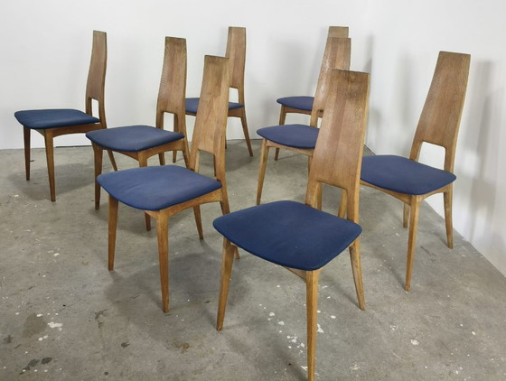 Image 1 of Vintage eetkamerstoelen van Ernst Martin Dettinger