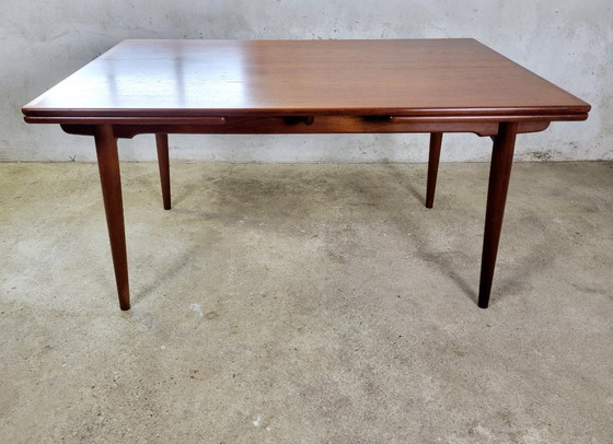 Image 1 of Dänischer Teakholz-Esstisch AT 312 von Hans Wegner für Andreas Tuck