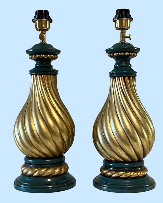 Image 1 of Vintage Hollywood Regency-style table lamps | 1960-1970 | Top condition!
