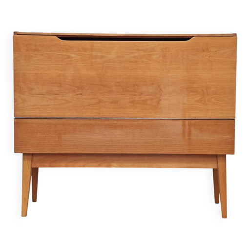 Aufbewahrungstruhe mit Deckel / Minibar von Landsman / Nepozitek 1960