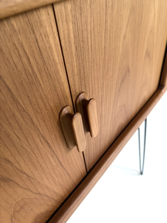 Image 1 of Vintage hairpin wandkast, Silkenborg Møbelfabrik ‘70