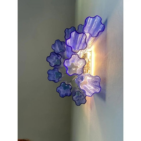 Image 1 of Applique da parete Tronchi blu di Simoeng