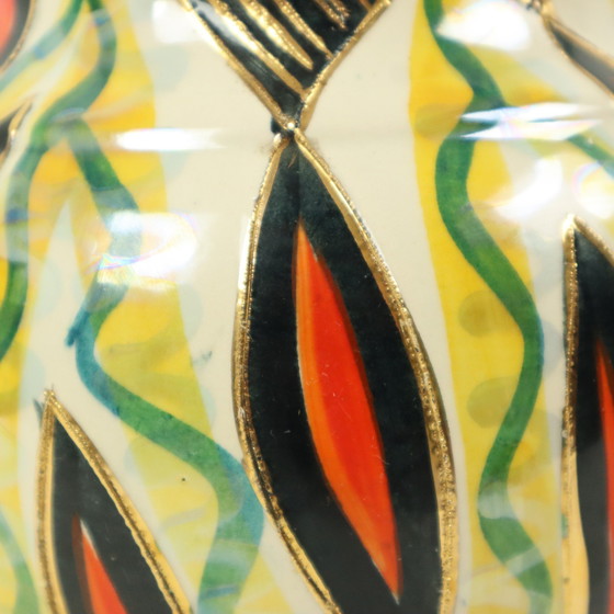 Image 1 of Fifties Lid Vase H. Bequet Jupiter