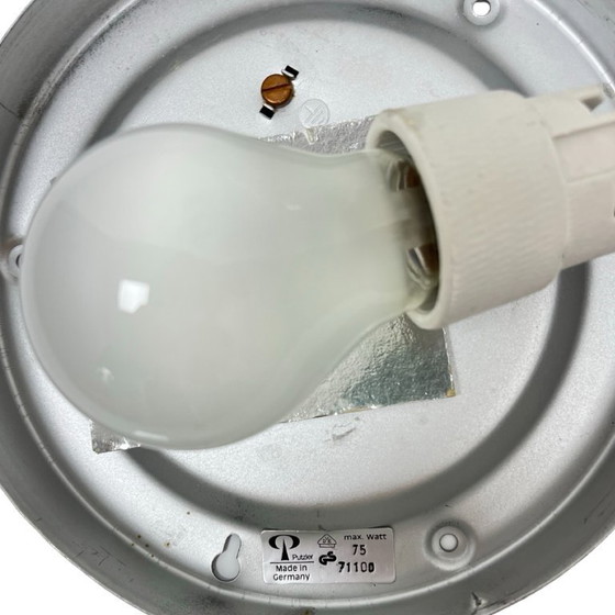 Image 1 of Plafondlamp Sirius, ontworpen door Helena Tynell, Glashütte Limburg, Duitsland, jaren 70.