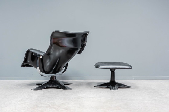 Image 1 of Karuselli loungestoel + voetenbank