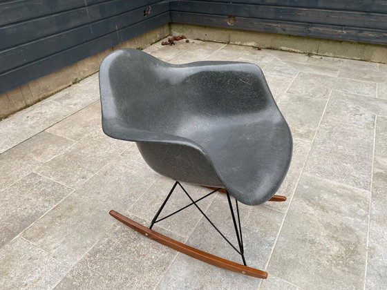 Image 1 of Fauteuil RAR Eames gris elephant grey zénith plastics herman miller