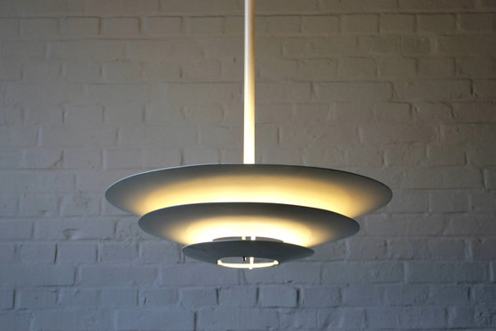 Oslo plafondlamp van Kurt Nørregaard voor Louis Poulsen jaren 60 – Kroonluchters, Aluminium, Scandinavian (photo 13 of 13)