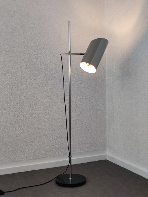 Lampada da terra vintage - anni '60 - cromata