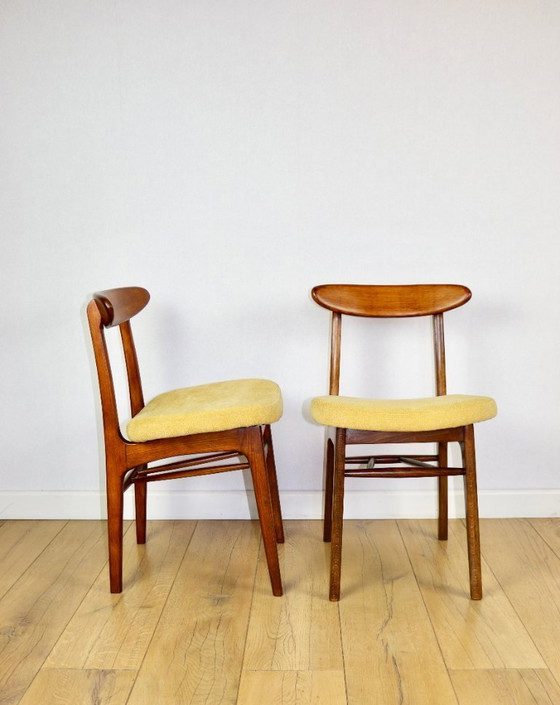 Image 1 of Sedie Hałas vintage gialle - set da 2