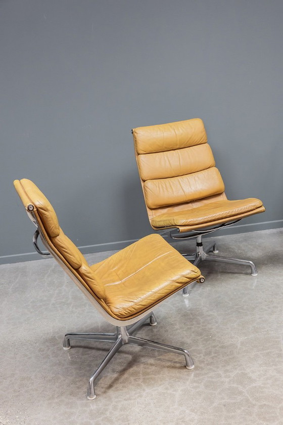 Image 1 of Poltrone lounge Eames EA216, 2 pezzi
