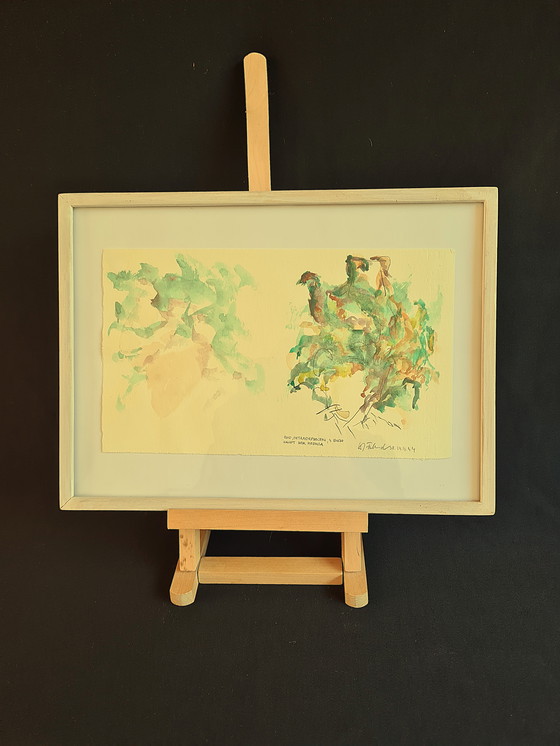 Image 1 of Aquarelle abstraite : Titre Medusa