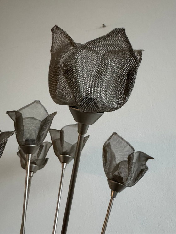 Image 1 of Unique floor lamp from Massive with 7 metal roses