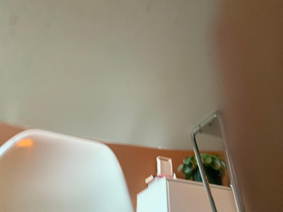 Image 1 of Mesa de comedor Fritz Hansen Super Ellips con 4 sillas originales de fibra de vidrio DSR