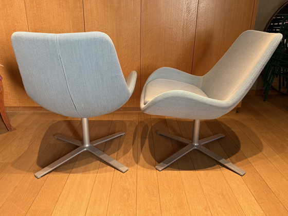 Image 1 of Setje Orangebox AVI-01 Poltrona lounge – Lichtblauw  