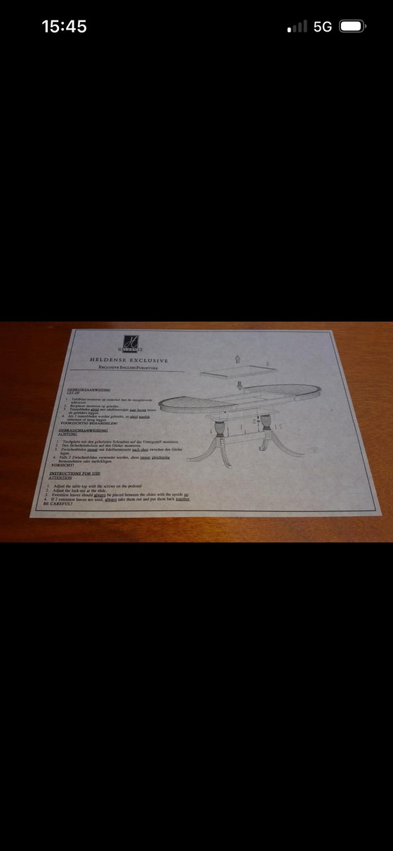 Image 1 of Table de salle à manger extensible Heldense