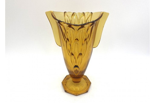 Vase Art déco, Stölzle Hermanova Hut, République tchèque, années 1930
