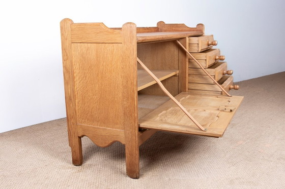 Image 1 of Oak sideboard by Guillerme and Chambron for Votre Maison 1960.