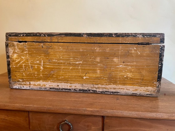 Image 1 of Atmospheric Le Chat Amidon Starch Advertising Box French