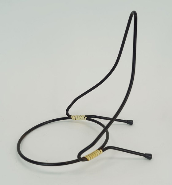 Image 1 of Set aus 4 wandmontierten Blumentopfhaltern im Mid-Century-Stil, Metall und Kunststoff, 1950er Jahre