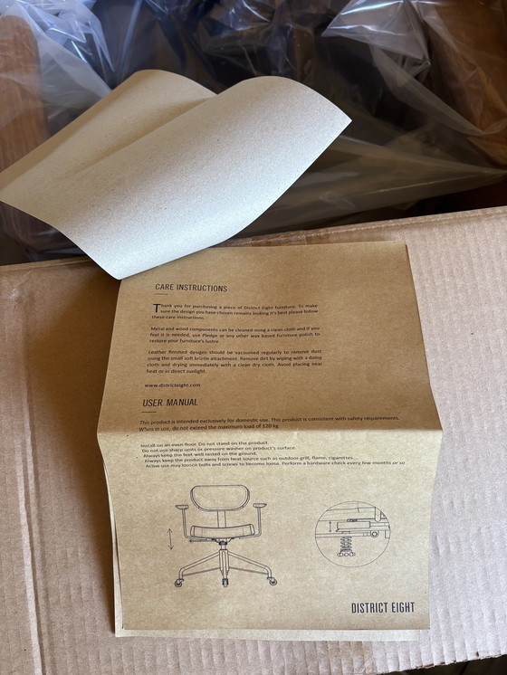 Image 1 of Sedia da ufficio Rand del Distretto Otto