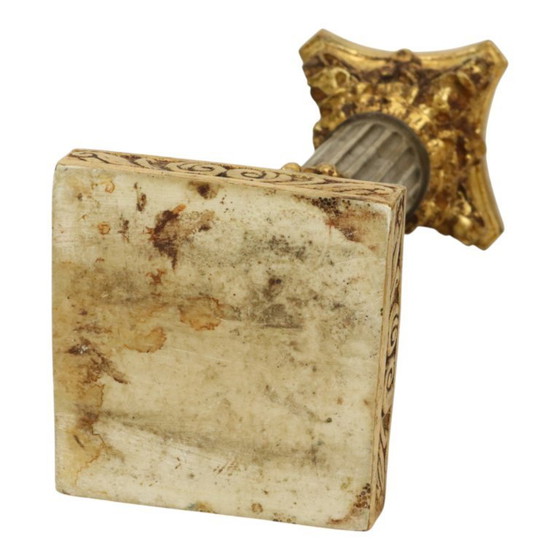 Image 1 of Klassieke Gouden Zuil Pilaar