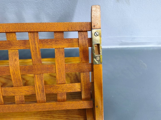 Image 1 of Par de estantes plegables de pared de mediados de siglo de ULUV, Checoslovaquia.