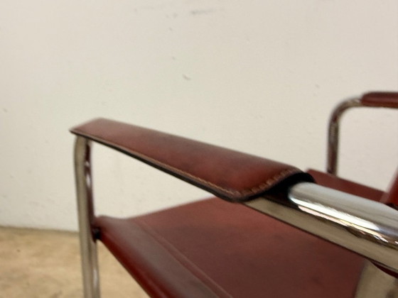 Image 1 of Fauteuil cantilever MG5 en cuir, conçu par Mart Stam pour Matteo Grassi, années 1970