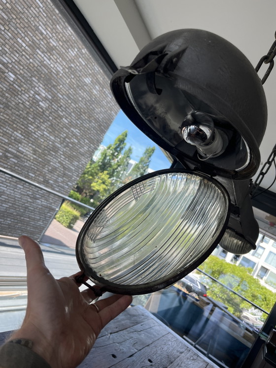Vintage light, made from street lamps – Pendant lamps, Glass, Metal (photo 6 of 6)