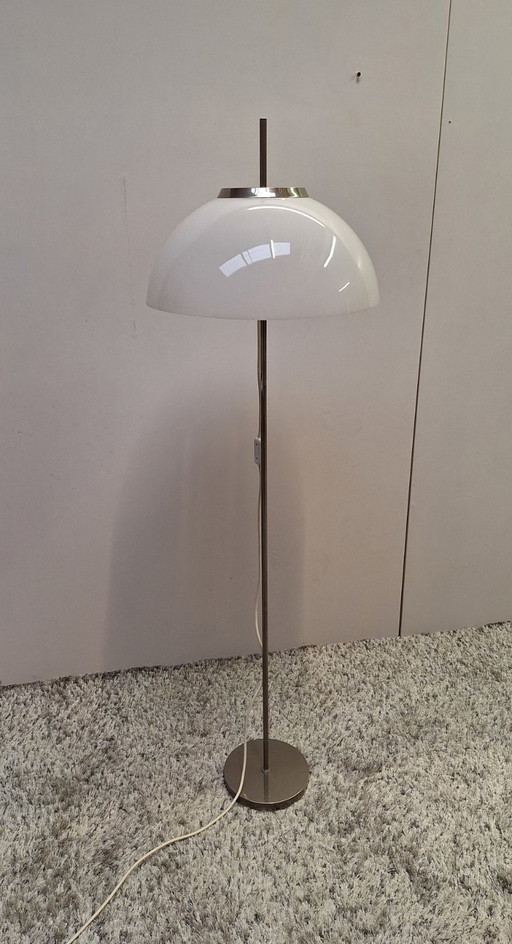 Paddenstoelvormige space age vloerlamp uit de jaren 70