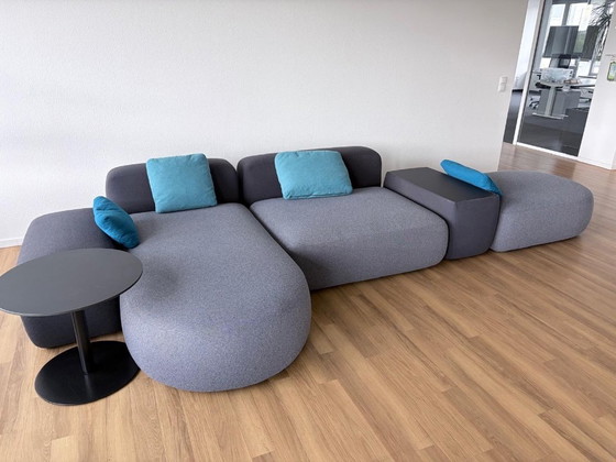 Image 1 of Sofá lounge LaPalma PLUS gris + Mesa LaPalma Brio