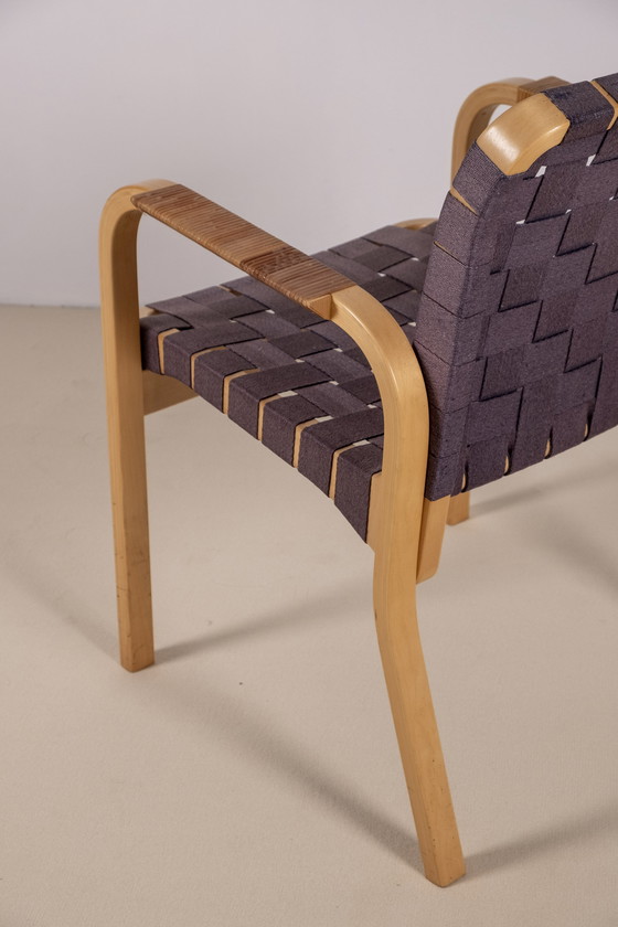 Image 1 of 2X Alvar Aalto Modell 45 Sessel, 1970S Artek Finnland