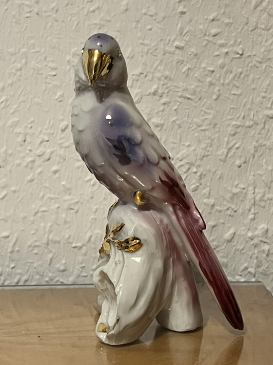 Image 1 of Figura Capodimonte Porzellan Papagei