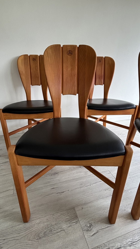 Image 1 of Set of four vintage dining chairs in Scandinavian style