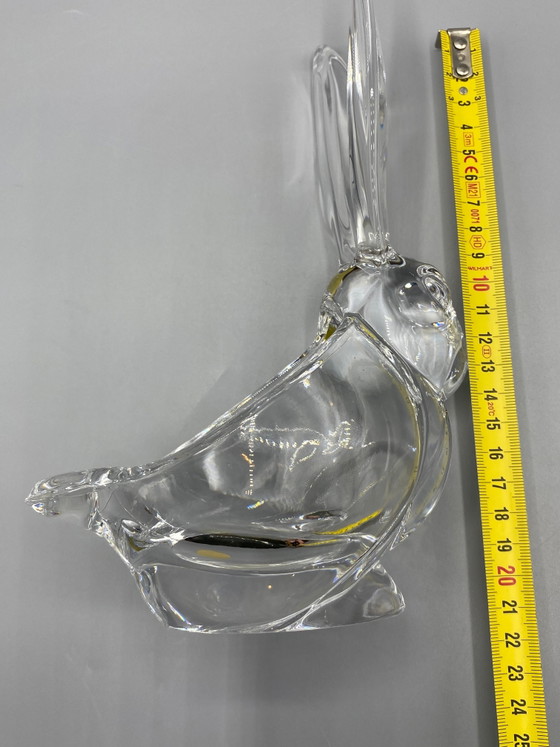 Kristallen konijn sieradenbakje – Vannes-le-Châtel Crystalworks – Glazen & Karaffen (photo 4 of 5)