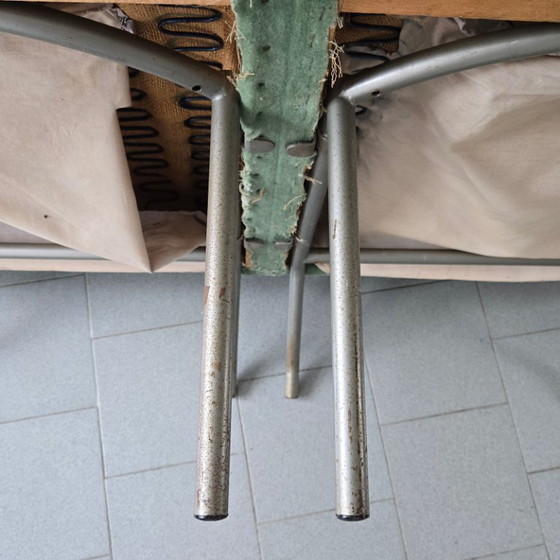 Image 1 of 1950s Vintage Two-Seat Velvet Sofa by Louis Paolozzi for ZOL 50s