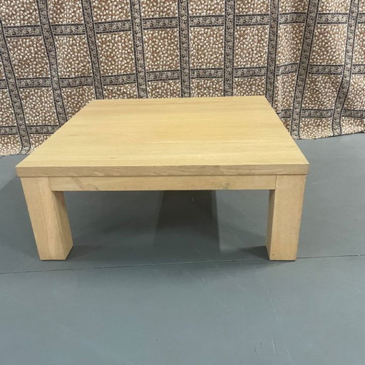 Light oak coffee table