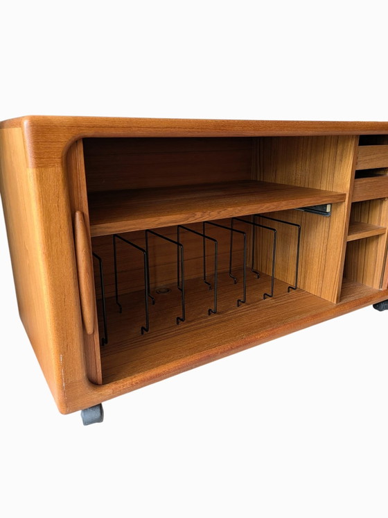 Image 1 of Vintage Danish teak sideboard, Dyrlund audio cabinet