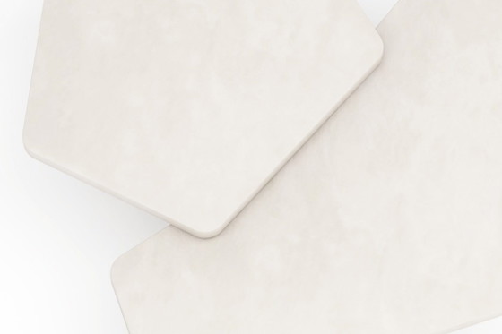 Contemporary Plaster Coffee Table Set Mortex – Atelier BB, Salontafels, Other (photo 13 of 18)