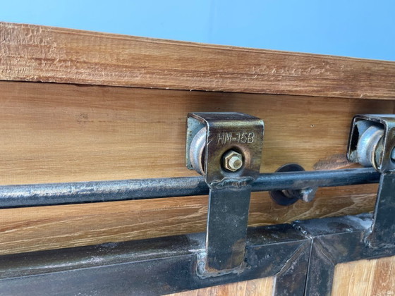 Image 1 of Industrial recycled wood TV cabinet 203 cm