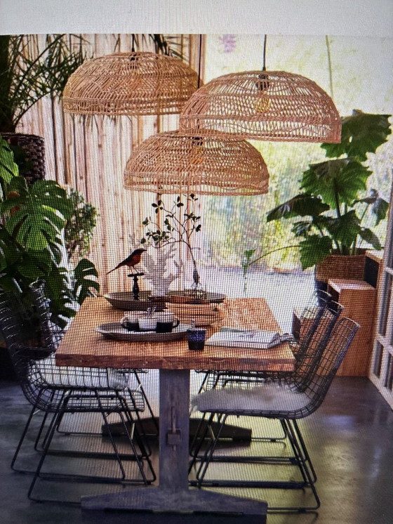 Image 1 of 2 chaises en fil de fer HK Living