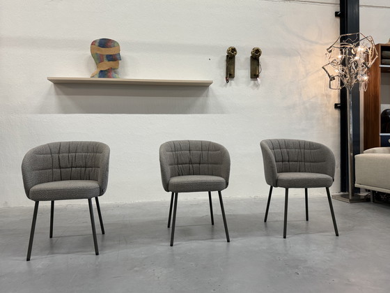 Image 1 of 4 Rolf Benz Noa dining chairs fabric