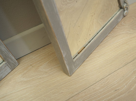 Image 1 of Set van twee spiegels in grenen frame, Deens ontwerp, jaren 1960, Productie: Denemarken