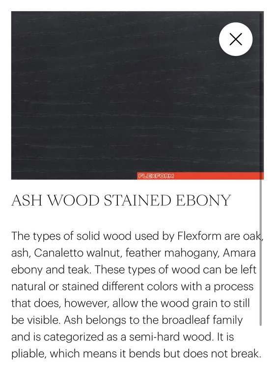 Image 1 of Flexform Crono Armchair Fabric - Extra Elodie 1221 Ashwood